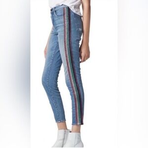 Awesome Blank NYC Glitter Striped
Rainbow Skinny The Bond Jeans